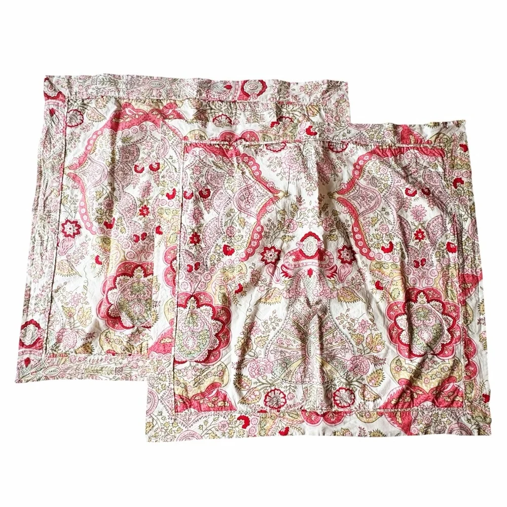 Pottery Barn Bohemian Floral Duvet Cover and Pillow Shams - Retired Print - KING